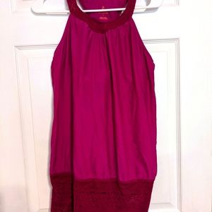 Prana tankini top with lace detail